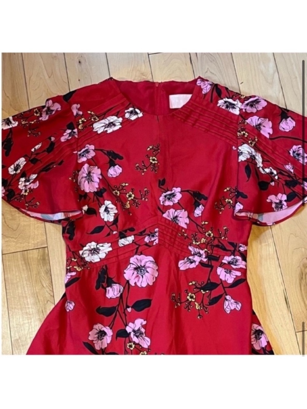 Keepsake The Label Red Ploral Darkness Mini Dress size extra small - Picture 3 of 11